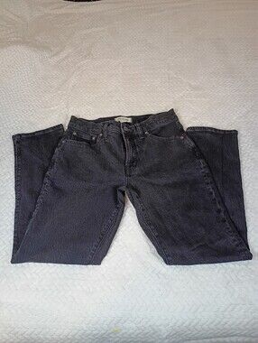 Madewell The Mid-rise Perfect Vintage Jean Black Women Size 27  Straight Leg